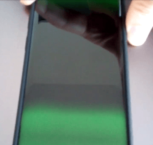 galaxy s9 screen green