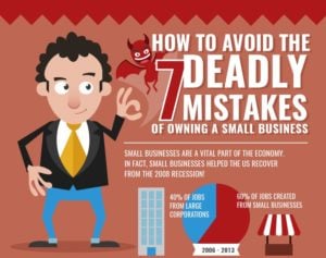 Deadly Mistakes Of Owning Small Businesses