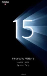 Meizu 15 Launch Event