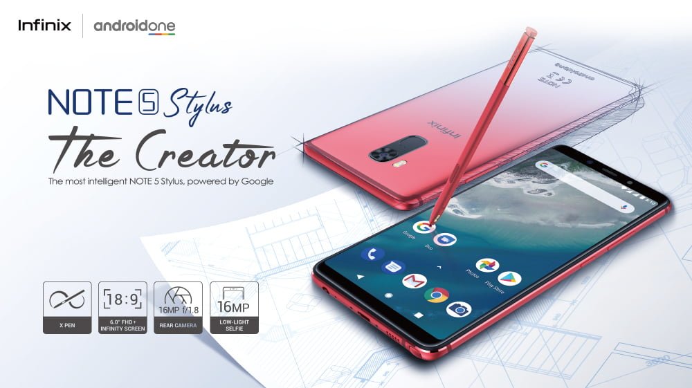 Infinix Launches The Most Intelligent Smartphone NOTE 5 Stylus