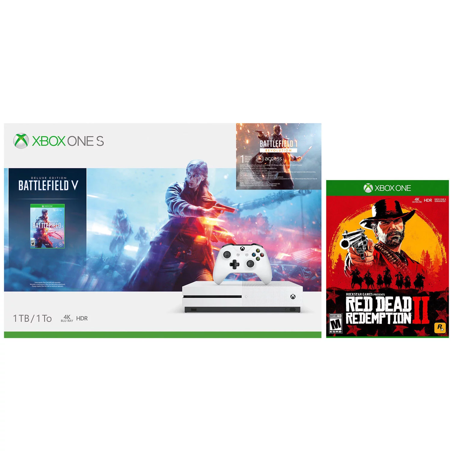 Xbox one s red dead redemption store 2 bundle