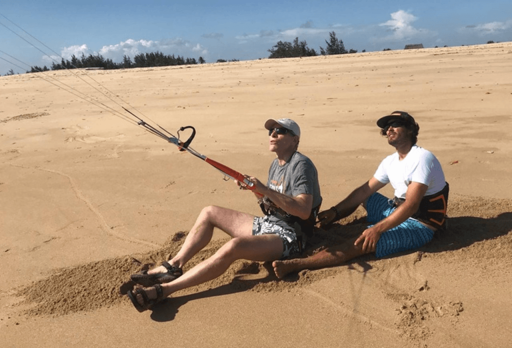 Whitney Tilson Kitesurfing Lamu