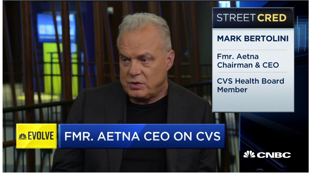 former Aetna CEO Mark Bertolini