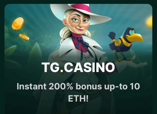 TG.Casino Telegram Bonus