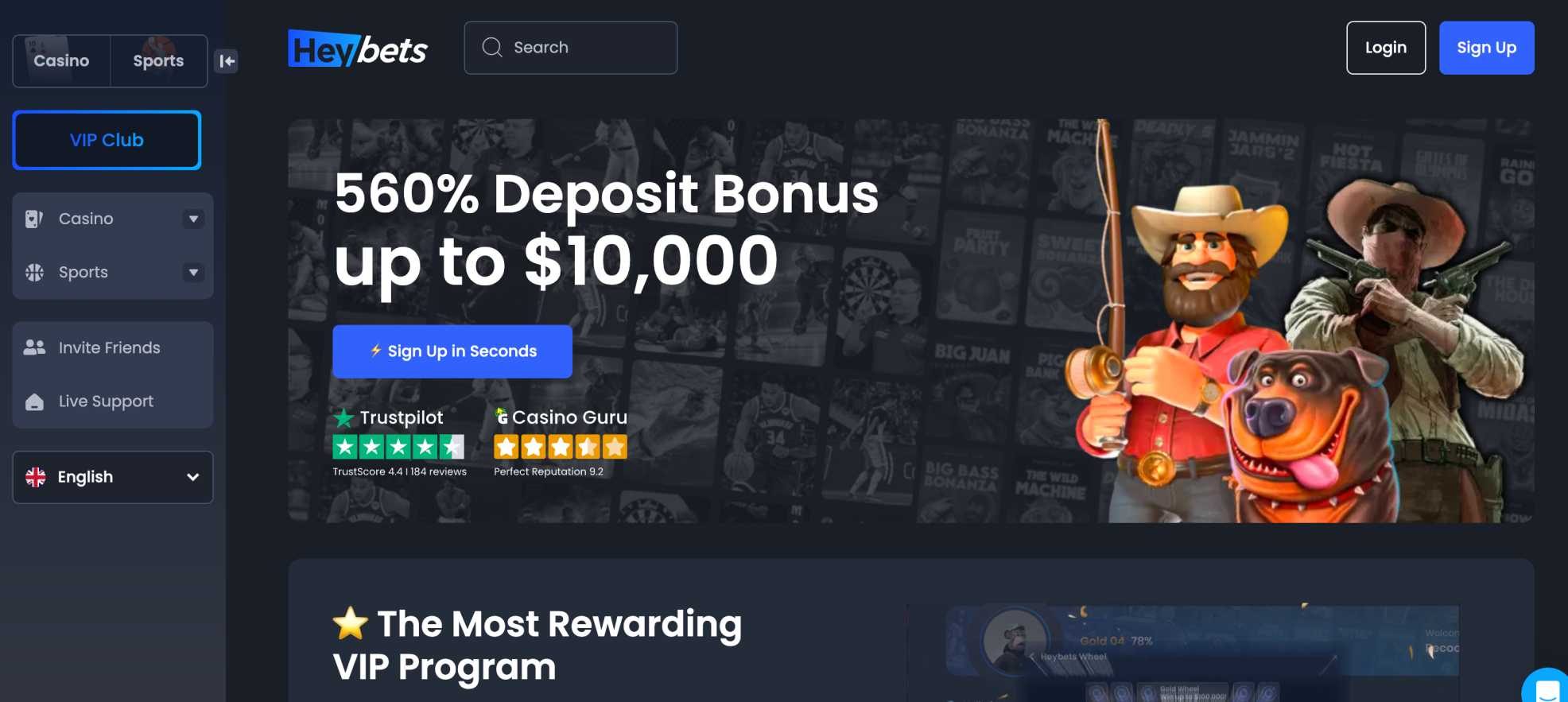 Heybets casino and sportsbook review