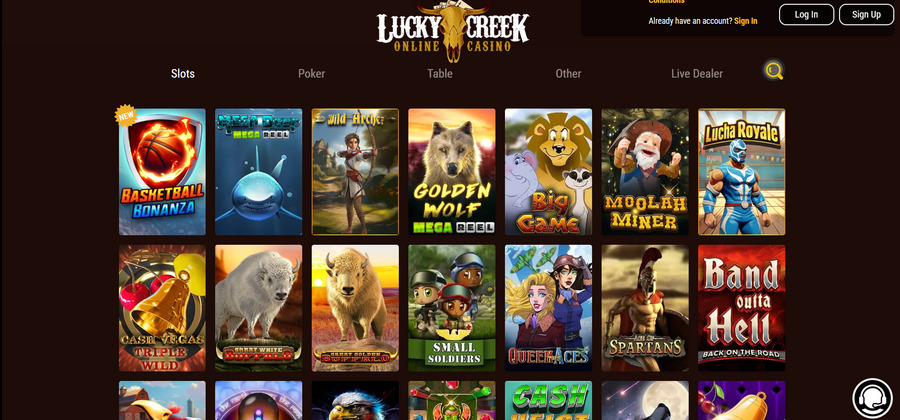 Lucky Creek’s game portfolio features some of the most unique slot titles in the Texas iGaming sector.