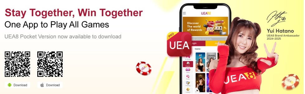 แอพมือถือ iOS และ Android Uea8 